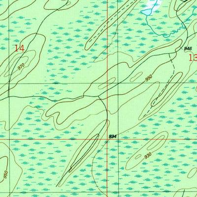 United States Geological Survey La Branche, MI (1989, 24000-Scale) digital map