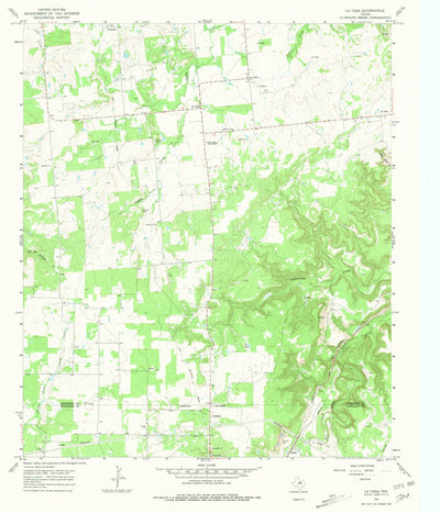 United States Geological Survey La Casa, TX (1967, 24000-Scale) digital map