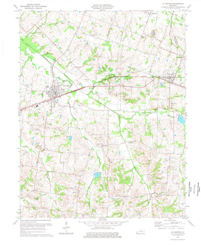 United States Geological Survey La Center, KY (1975, 24000-Scale) digital map