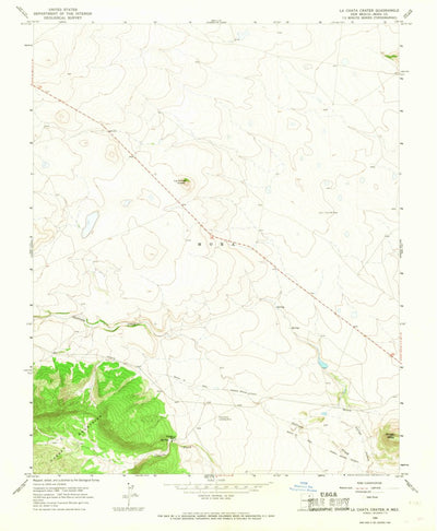United States Geological Survey La Chata Crater, NM (1966, 24000-Scale) digital map