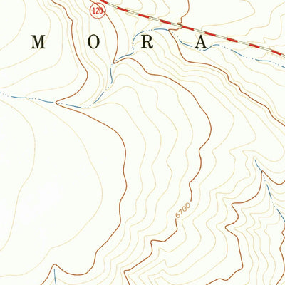 United States Geological Survey La Chata Crater, NM (1966, 24000-Scale) digital map