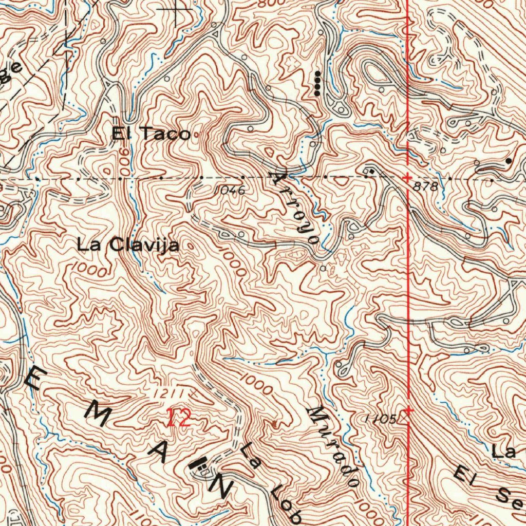La Cima, CA (1963, 24000-Scale) Map by United States Geological Survey ...