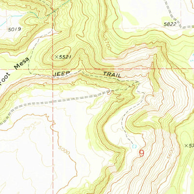 United States Geological Survey La Cinta Canyon, NM (1978, 24000-Scale) digital map