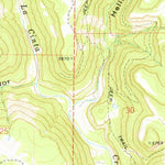 United States Geological Survey La Cinta Canyon, NM (1978, 24000-Scale) digital map