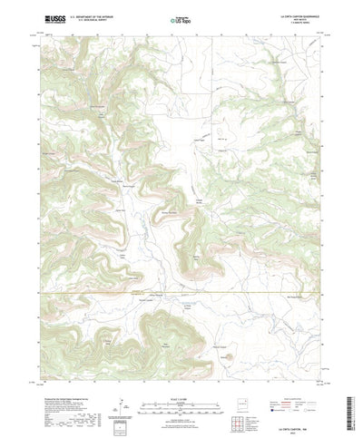 United States Geological Survey La Cinta Canyon, NM (2023, 24000-Scale) digital map