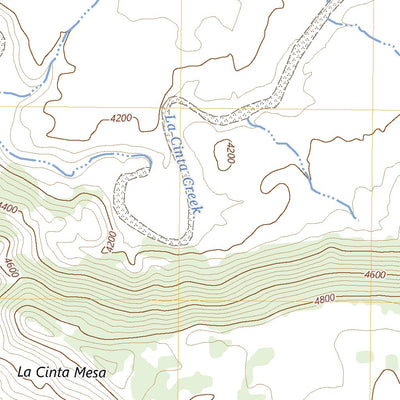 United States Geological Survey La Cinta Mesa, NM (2023, 24000-Scale) digital map