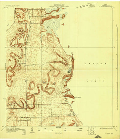 United States Geological Survey La Coma, TX (1929, 24000-Scale) digital map