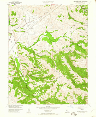 United States Geological Survey La Costa Valley, CA (1953, 24000-Scale) digital map