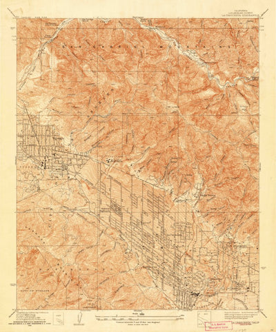 United States Geological Survey La Crescenta, CA (1939, 20000-Scale) digital map