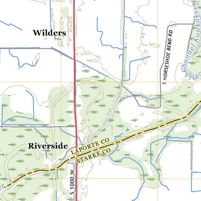 United States Geological Survey La Crosse, IN (2022, 24000-Scale) digital map