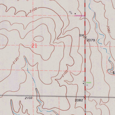 United States Geological Survey La Crosse, KS (1966, 24000-Scale) digital map