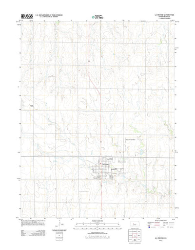 United States Geological Survey La Crosse, KS (2012, 24000-Scale) digital map