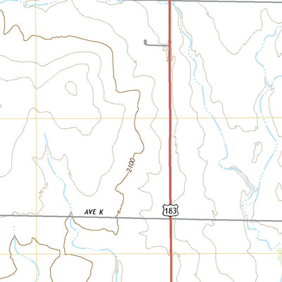 United States Geological Survey La Crosse, KS (2022, 24000-Scale) digital map