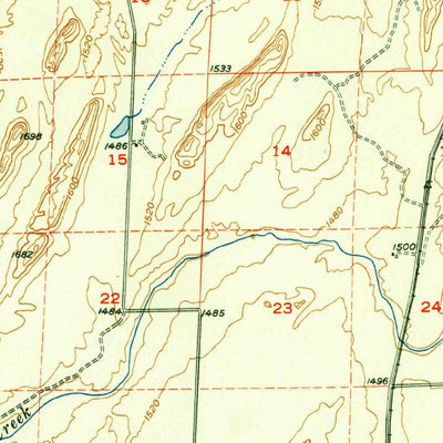 United States Geological Survey La Crosse, WA (1952, 62500-Scale) digital map