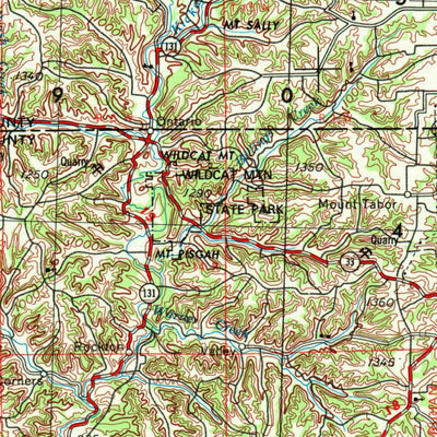 United States Geological Survey La Crosse, WI-IA-MN (1958, 250000-Scale) digital map