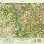 United States Geological Survey La Crosse, WI-IA-MN (1961, 250000-Scale) digital map
