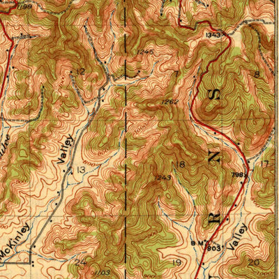 United States Geological Survey La Crosse, WI-MN (1930, 62500-Scale) digital map