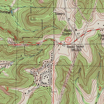 United States Geological Survey La Crosse, WI-MN (1998, 24000-Scale) digital map