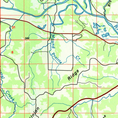United States Geological Survey La Crosse, WI-MN-IA (1984, 100000-Scale) digital map