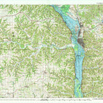 United States Geological Survey La Crosse, WI-MN-IA (1990, 100000-Scale) digital map