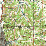 United States Geological Survey La Crosse, WI-MN-IA (1990, 100000-Scale) digital map