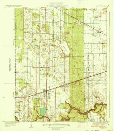 United States Geological Survey La Feria, TX (1936, 31680-Scale) digital map