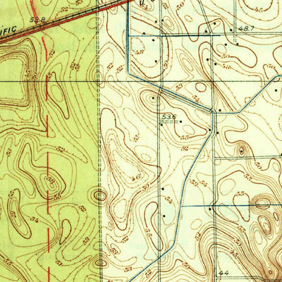 United States Geological Survey La Feria, TX (1936, 31680-Scale) digital map