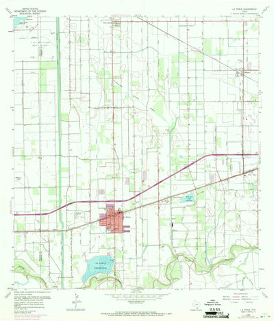 United States Geological Survey La Feria, TX (1956, 24000-Scale) digital map