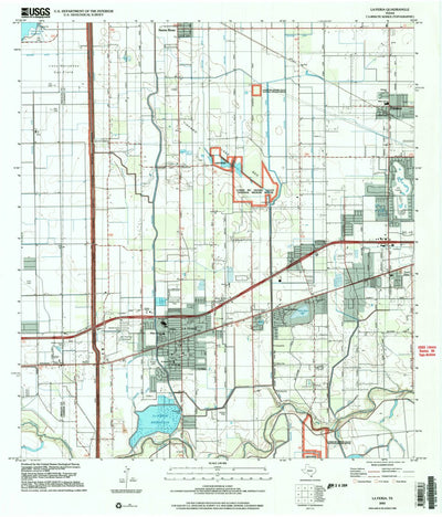 United States Geological Survey La Feria, TX (2002, 24000-Scale) digital map