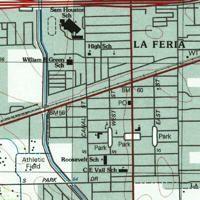 United States Geological Survey La Feria, TX (2002, 24000-Scale) digital map