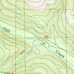 United States Geological Survey La Fleur Lake, WA (1985, 24000-Scale) digital map