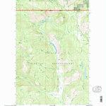 United States Geological Survey La Fleur Lake, WA (1992, 24000-Scale) digital map