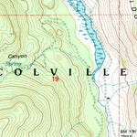 United States Geological Survey La Fleur Lake, WA (1992, 24000-Scale) digital map