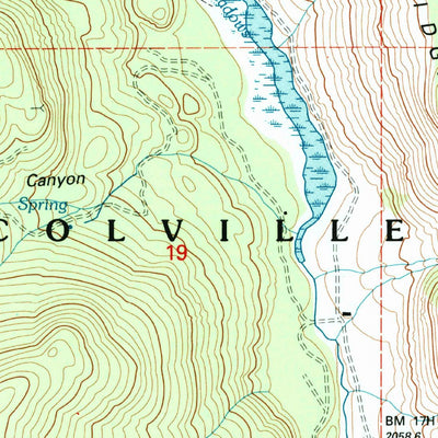 United States Geological Survey La Fleur Lake, WA (1992, 24000-Scale) digital map