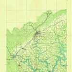 United States Geological Survey La Follette, TN (1936, 48000-Scale) digital map