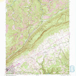 United States Geological Survey La Follette, TN (1952, 24000-Scale) digital map