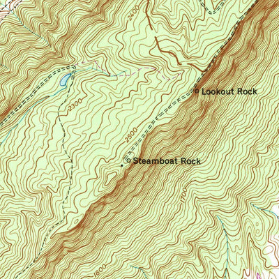 United States Geological Survey La Follette, TN (1952, 24000-Scale) digital map