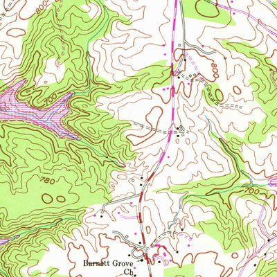United States Geological Survey La France, SC (1950, 24000-Scale) digital map