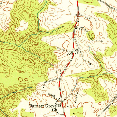 United States Geological Survey La France, SC (1951, 24000-Scale) digital map