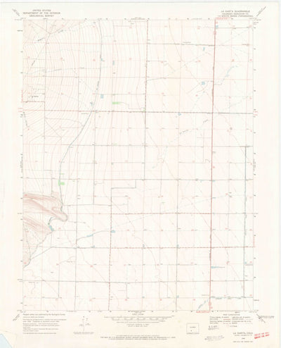 United States Geological Survey La Garita, CO (1968, 24000-Scale) digital map