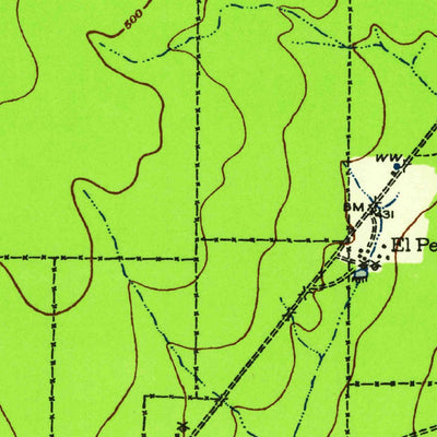 United States Geological Survey La Gloria, TX (1938, 62500-Scale) digital map