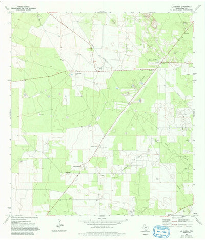 United States Geological Survey La Gloria, TX (1972, 24000-Scale) digital map