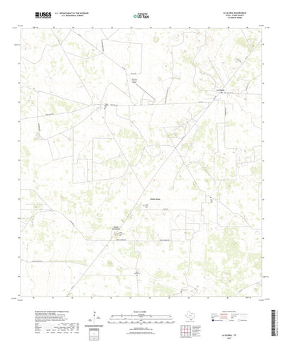 United States Geological Survey La Gloria, TX (2022, 24000-Scale) digital map
