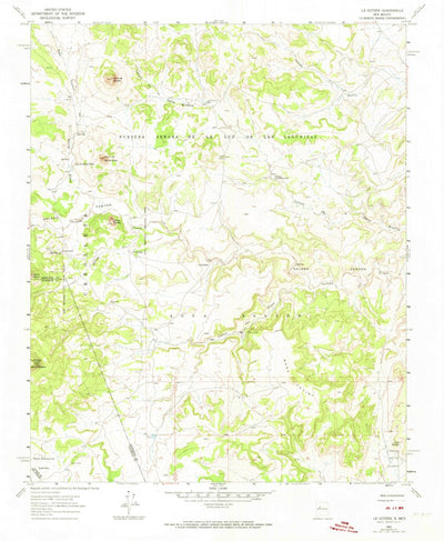 United States Geological Survey La Gotera, NM (1961, 24000-Scale) digital map