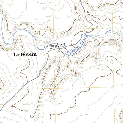 United States Geological Survey La Gotera, NM (2023, 24000-Scale) digital map