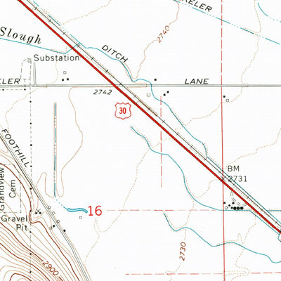 United States Geological Survey La Grande, OR (1963, 24000-Scale) digital map