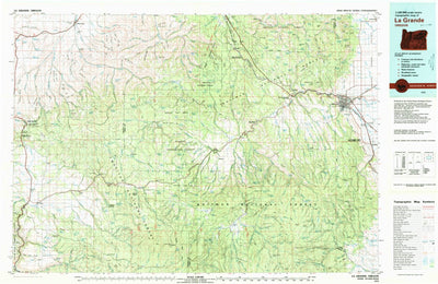 United States Geological Survey La Grande, OR (1979, 100000-Scale) digital map