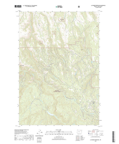 United States Geological Survey La Grande Reservoir, OR (2020, 24000-Scale) digital map