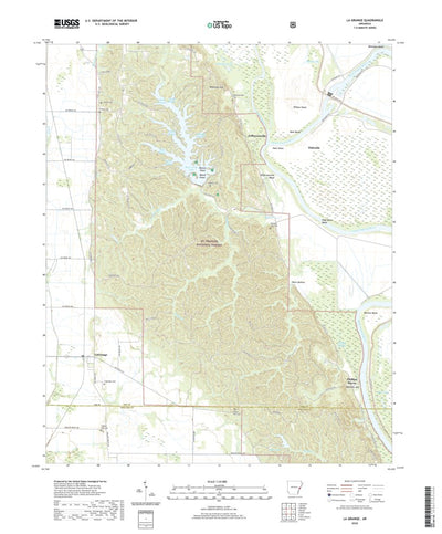 United States Geological Survey La Grange, AR (2020, 24000-Scale) digital map