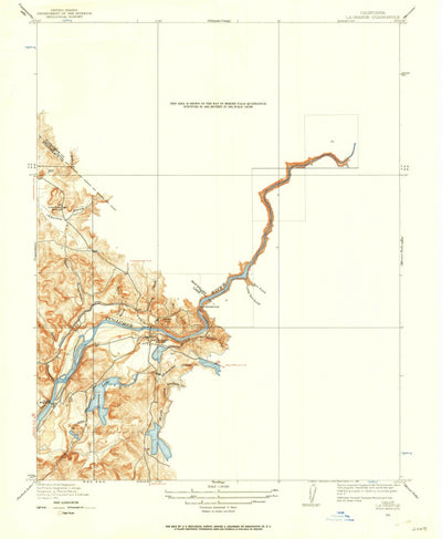 United States Geological Survey La Grange, CA (1915, 24000-Scale) digital map